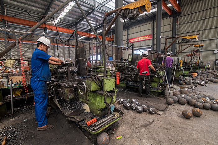 庄河网架配件车间